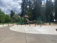 plaza facing toward playground