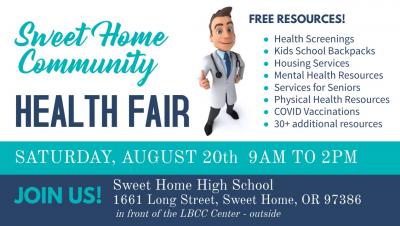 Health Fair Doctor giving thumbs up