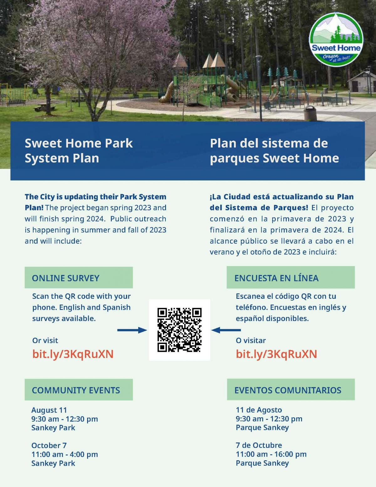 Sweet Home Park System Plan